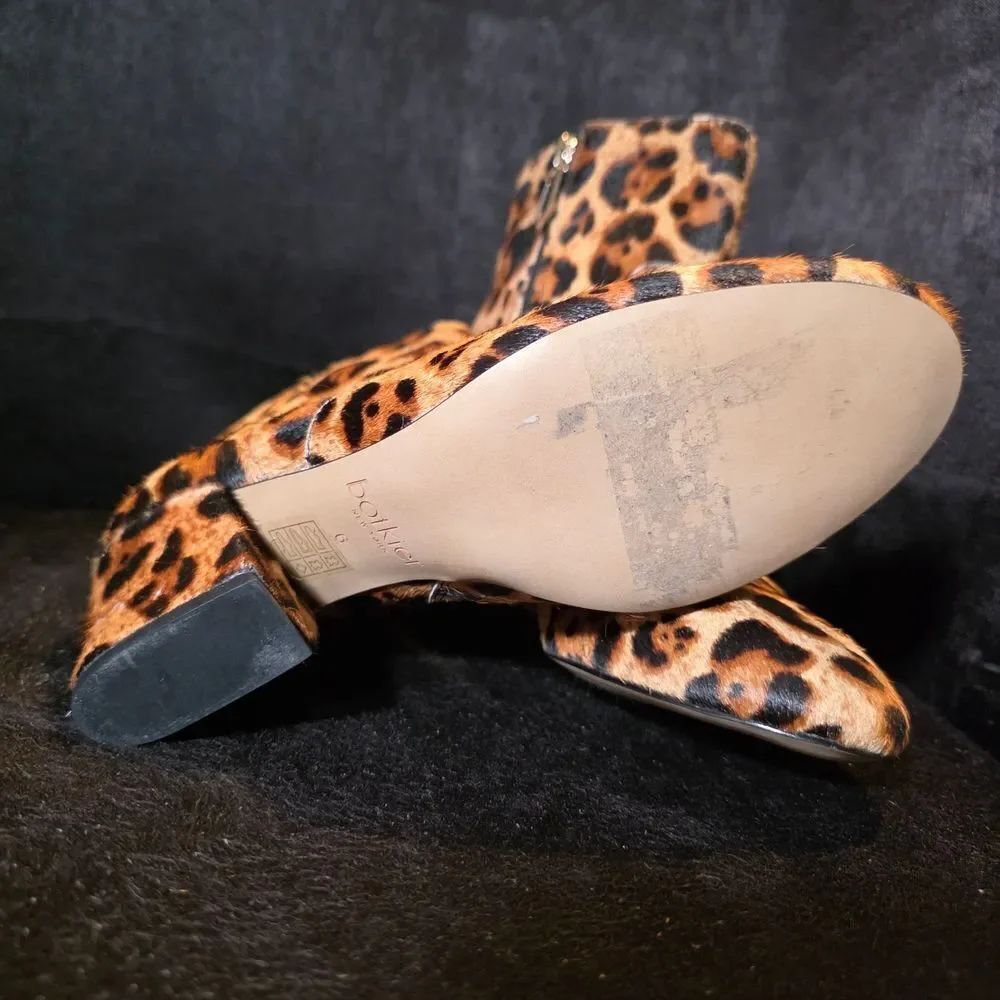 Botkier Leopard Print Ankle Booties Womens 6 - Picture 9 of 11